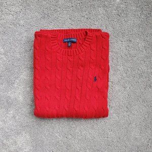 Ralph Lauren Red Sweater (ONLY WORN ONCE!)